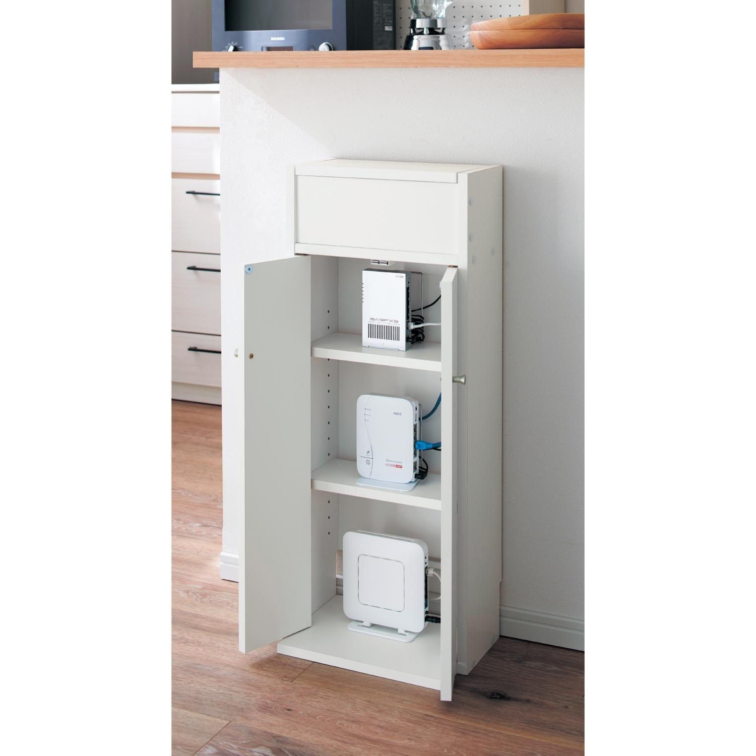 ルーター収納ボックス <縦型/薄型>の商品写真