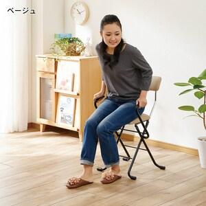 日本製折りたたみアームチェアの商品写真