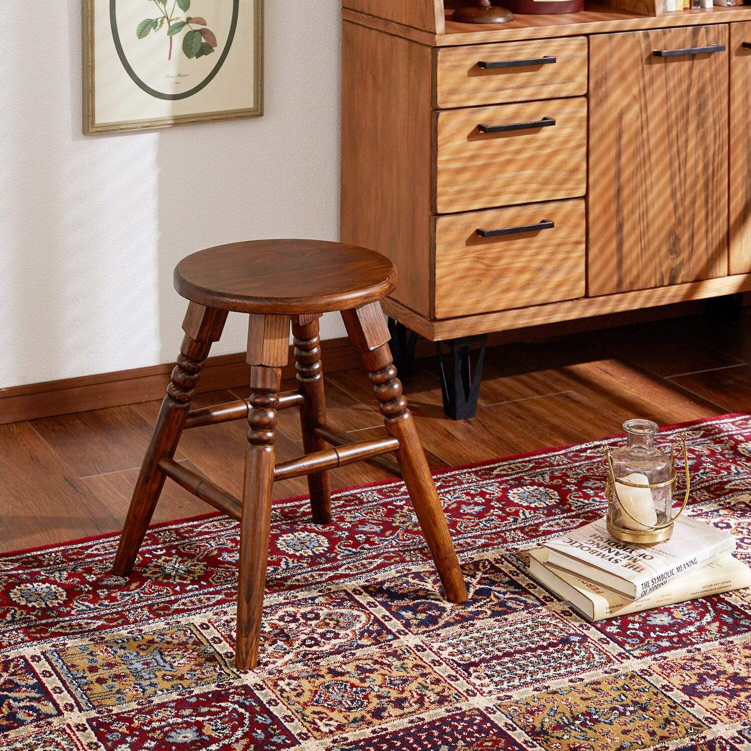 アンティーク調デザインスツールの商品写真