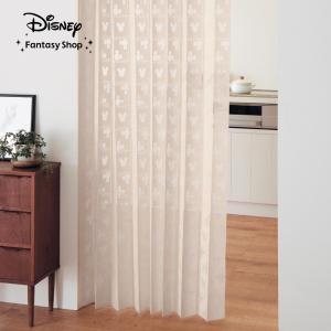 【4月27日までまとめ買いでお得】じゃばらに折りたためるフリーカット間仕切りロングカーテン「ミッキーモチーフ」の商品写真