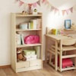 北海道産樺材の本棚の商品写真