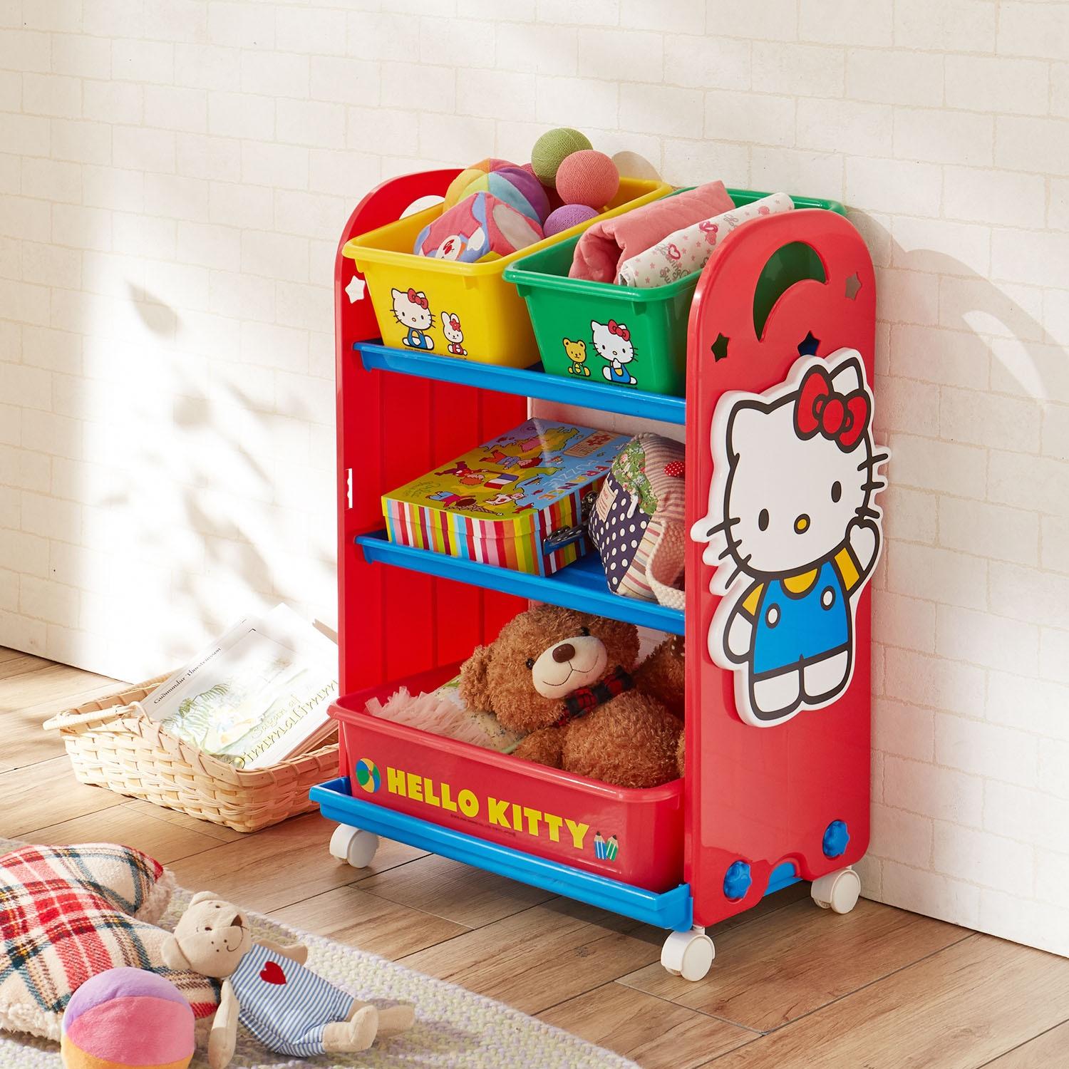 おもちゃラック「ハローキティ」の商品写真