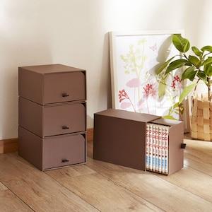 コミック収納ボックス同色セット <2個セット/4個セット>【1箱約15冊収納】の商品写真