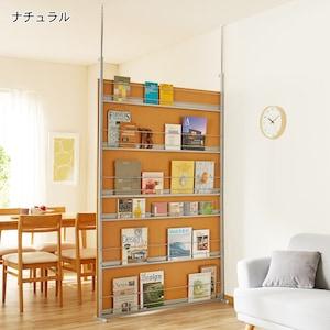 マガジンが収納できる突っ張り間仕切りパーテーションの商品写真