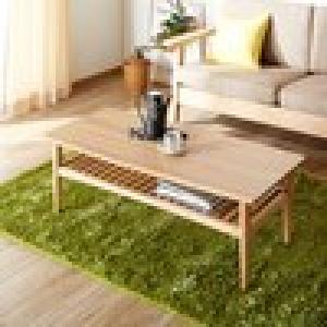 タモ材のリビングテーブルの商品写真