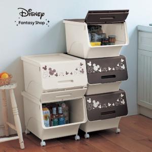 【高レビュー】キャスター付き収納ケース「ミッキーモチーフ」の商品写真