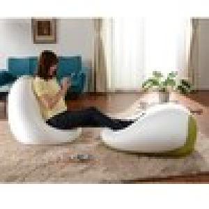 ツートーンビーズクッションの商品写真