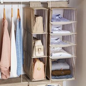 ハンガーバー吊り下げバッグ整理ラックの商品写真