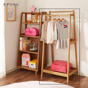 天然木のハンガーラック <幅60cm>の商品写真