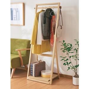 極薄折りたたみハンガーラックの商品写真