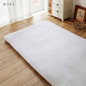 綿100%パイル素材のフラットシーツの商品写真