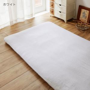 綿100%パイル素材のフラットシーツの商品写真