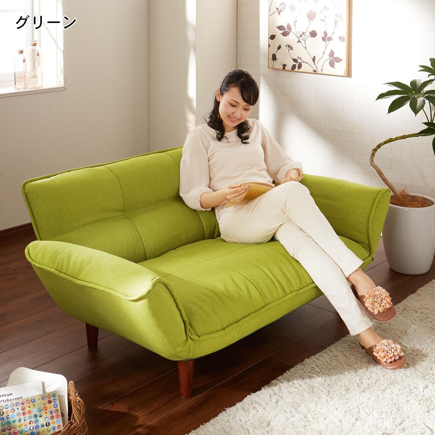 ポケットコイル入りリクライニングソファーの商品写真