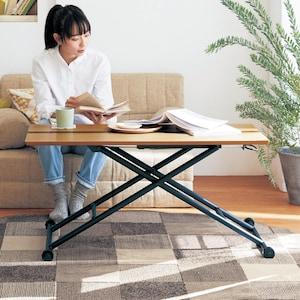 昇降式リビングテーブルの商品写真