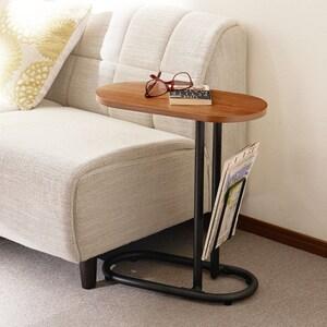 ブックスタンド付きサイドテーブルの商品写真