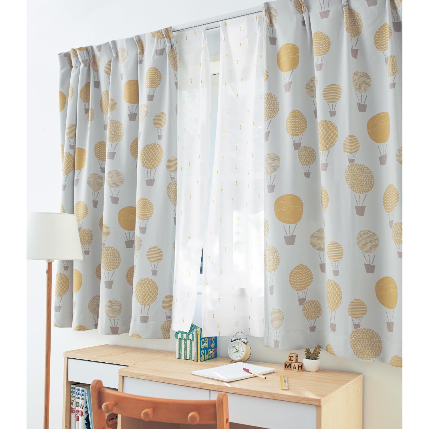 遮光カーテン&UVカット・ミラーレースカーテンセットの商品写真