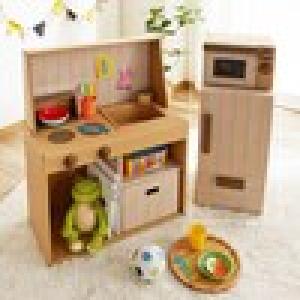 クラフト冷蔵庫&レンジ型収納の商品写真