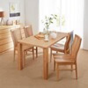 天然木のダイニングテーブル <4人用/6人用>の商品写真