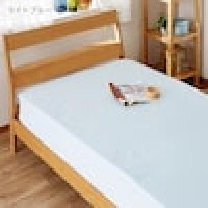 ベッドマットレスにしっかりフィットするリヨセル素材のマットプロテクターの商品写真