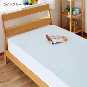 ベッドマットレスにしっかりフィットするリヨセル素材のマットプロテクターの商品写真