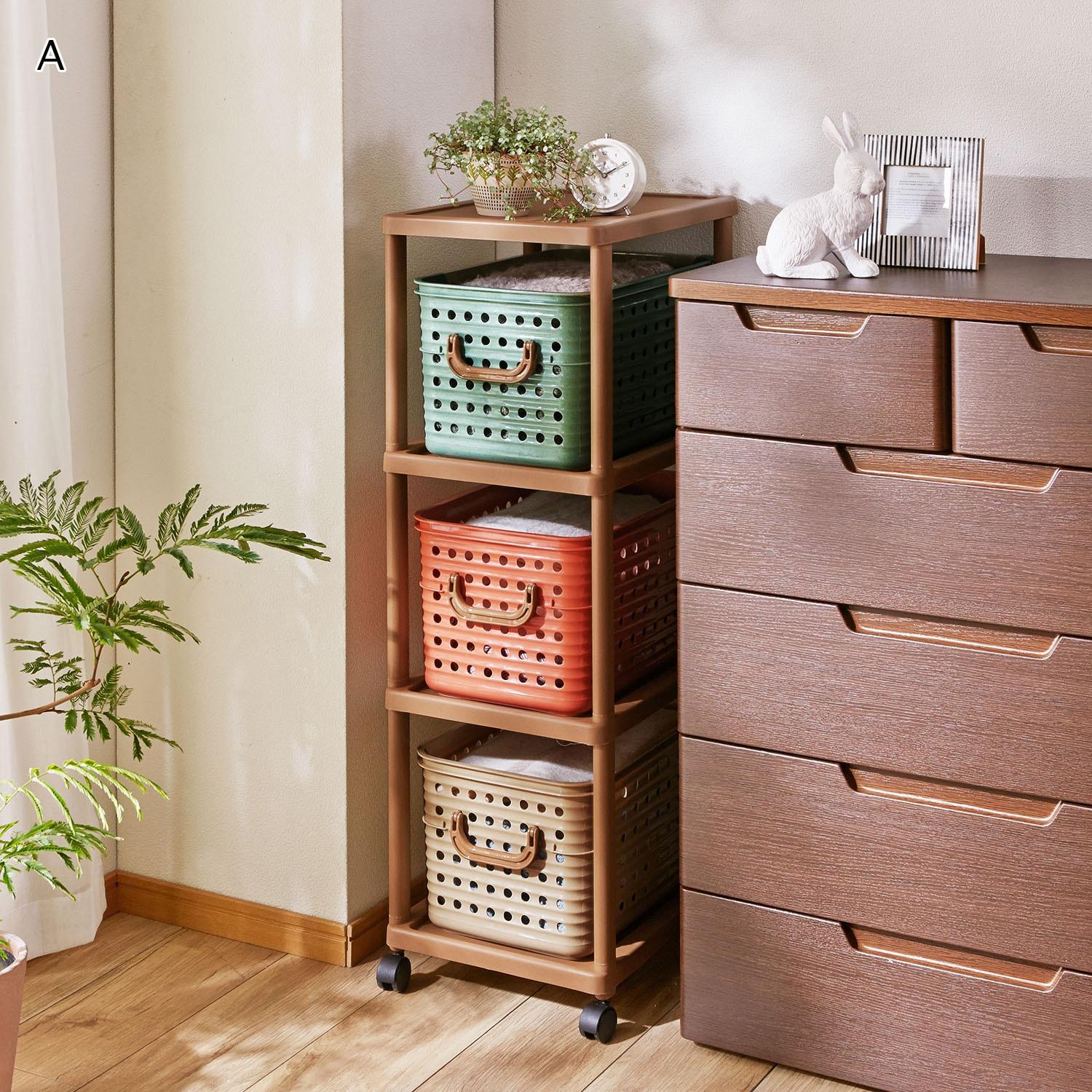 バスケット付きラックの商品写真