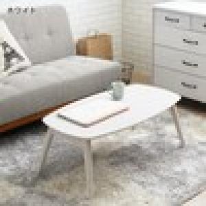 天然木の折りたたみリビングローテーブルの商品写真