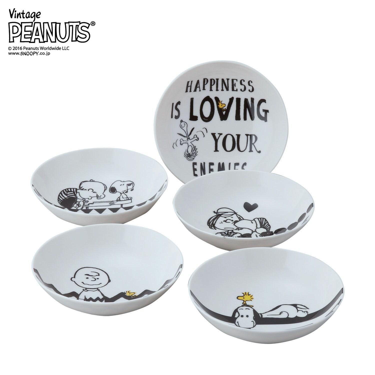 「スヌーピー」ファイブボウルセットの商品写真