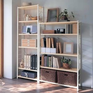 設置スペースにあわせて選べるシンプルシェルフ <奥行30/奥行40cm>の商品写真