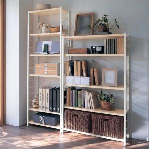 設置スペースにあわせて選べるシンプルシェルフ <奥行30/奥行40cm>の商品写真