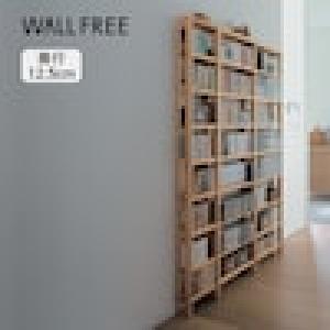 【5月6日までタイムセール】 突っ張らずに取り付けられる薄型ラック・本棚の商品写真