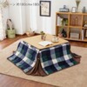 チェック柄の省スペースこたつ掛け布団の商品写真