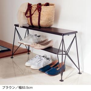 北欧調玄関ベンチの商品写真