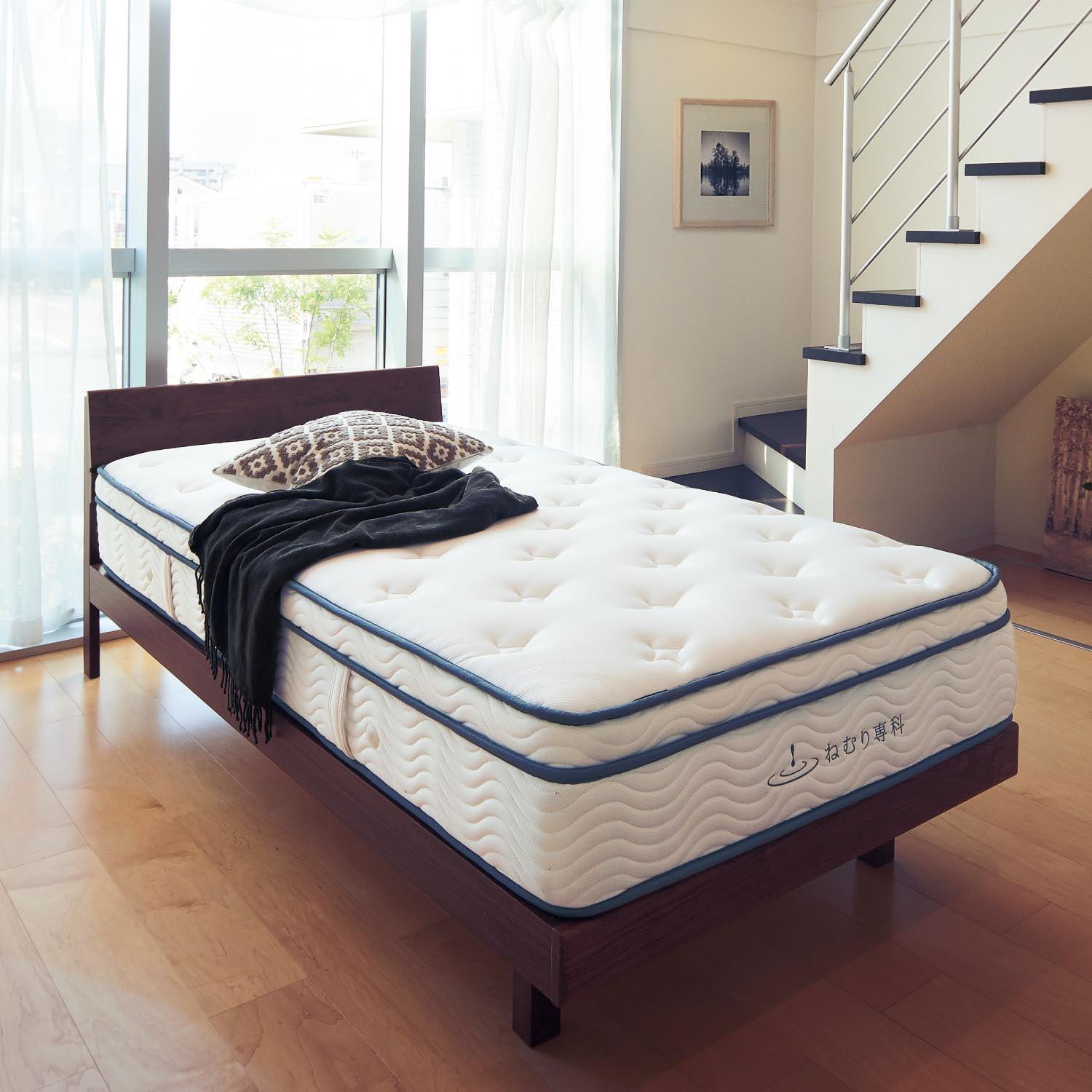 3ゾーンポケットコイルマットレス <セミシングル/シングル/セミダブル/ダブル>の商品写真