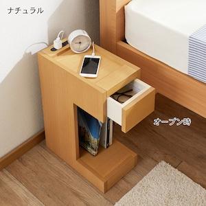 スリムなベッドサイドテーブルの商品写真