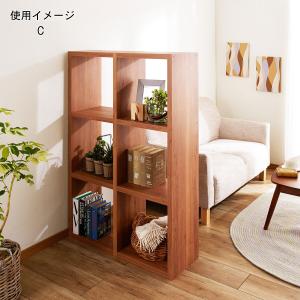 組み替えできるオープンラックの商品写真