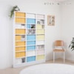 棚板1cmピッチの薄型オープン壁面ラックの商品写真