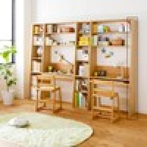 オーク材の壁面本棚用側板の商品写真