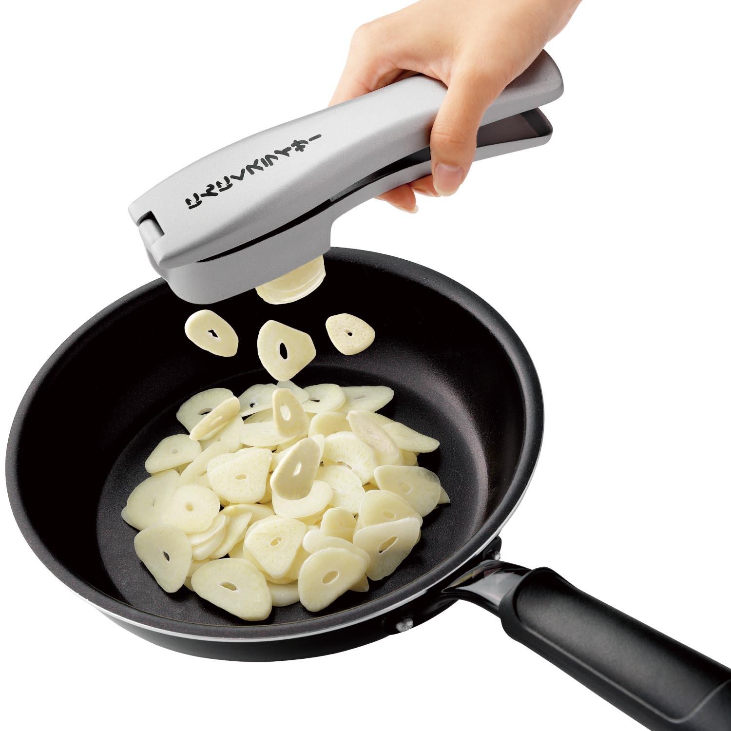 丸洗いできるにんにくスライサーの商品写真
