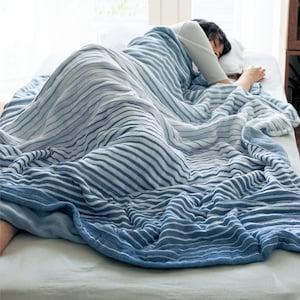 【4月27日までまとめ買いでお得】 やわらかいのにふっくらボリュームのある今治6重ガーゼケット[日本製] <シングル>の商品写真