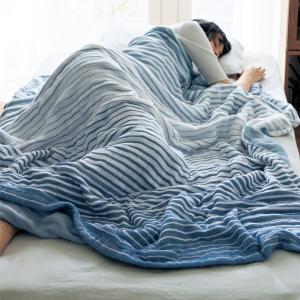 【4月27日までまとめ買いでお得】 やわらかいのにふっくらボリュームのある今治6重ガーゼケット[日本製] <シングル>の商品写真