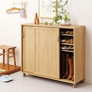 引戸のシューズラックの商品写真