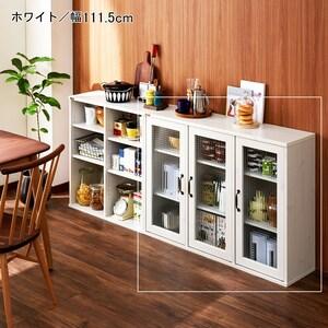 連結もできる木目調キャビネットの商品写真