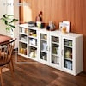 連結もできる木目調オープンラックの商品写真