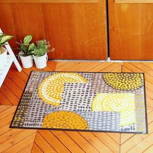 モダンデザイン泥落とし屋外玄関マットの商品写真
