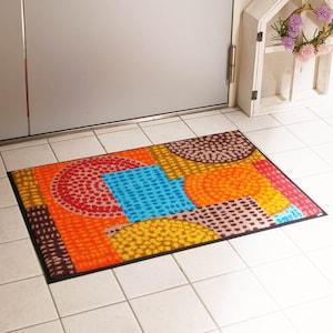 モダンデザイン泥落とし屋外玄関マットの商品写真