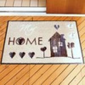 カントリーテイストの泥落とし屋外玄関マットの商品写真