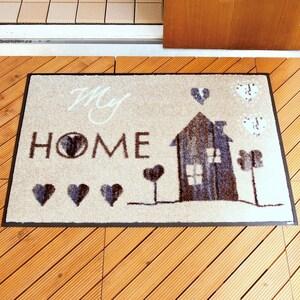 カントリーテイストの泥落とし屋外玄関マットの商品写真