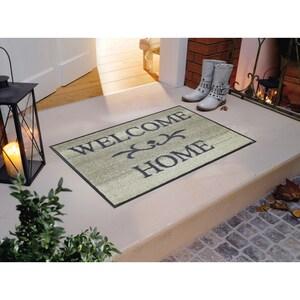 WELCOME泥落とし屋外玄関マットの商品写真