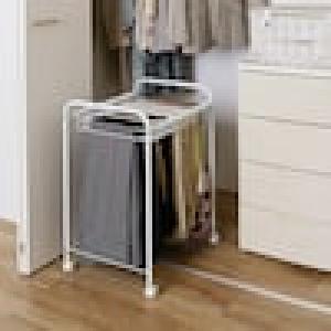 20本掛けられるクローゼット用スラックスハンガーの商品写真