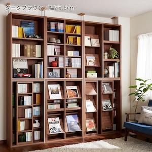 カスタマイズ自由自在!ダブル棚板&ディスプレイ棚のラックの商品写真